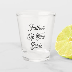 Vater der Braut Hochzeitsgeschenk Gunst Elegant Schnapsglas