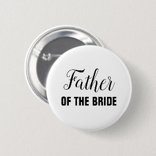 Vater der Braut-Hochzeitspartei Button