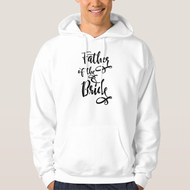 Vater der Braut Hoodie (Vorderseite)