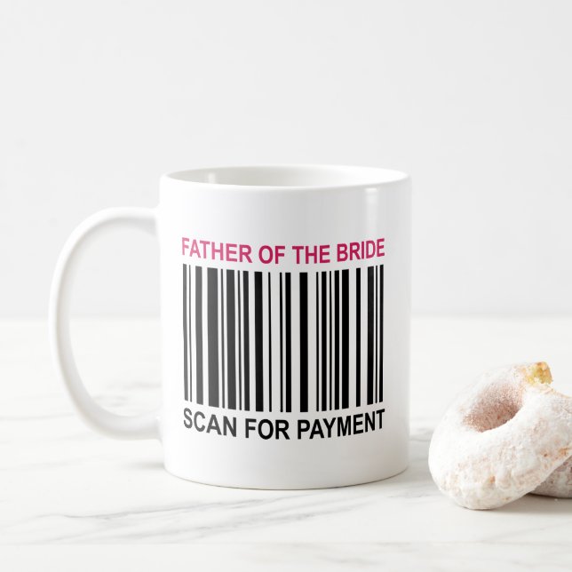 Vater der Braut Kaffeetasse (Mit Donut)