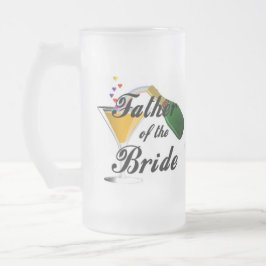 Vater der Braut   Mattglas Bierglas