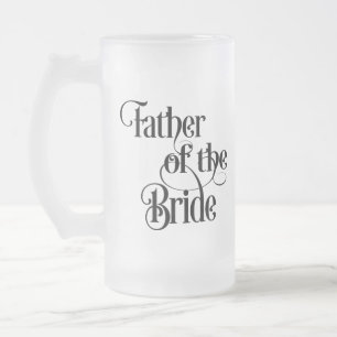 Vater der Braut Mattglas Bierglas
