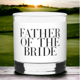 Vater der Braut Moderne Custom Minimalistisch Whiskyglas