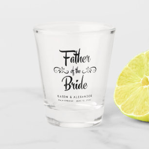 Vater der Braut Schnapsglas