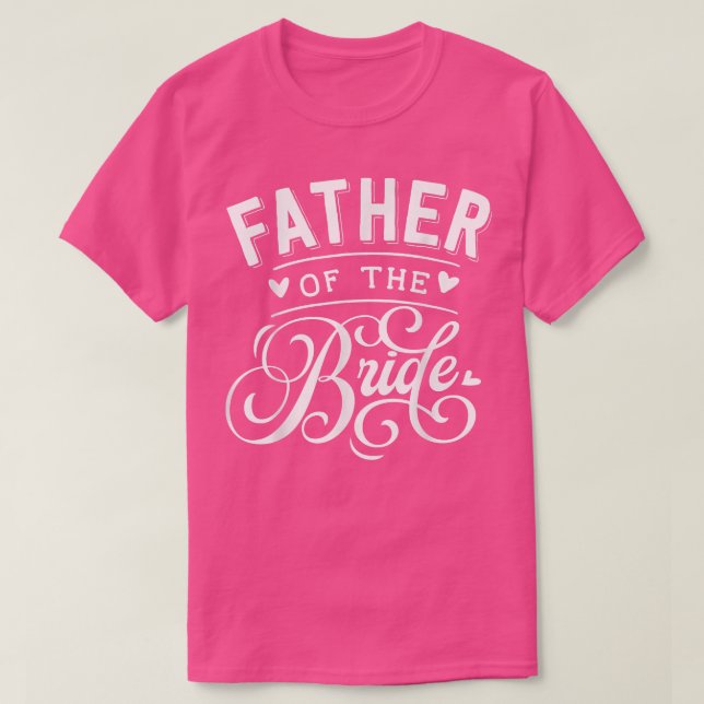 Vater der Braut T-Shirt (Design vorne)