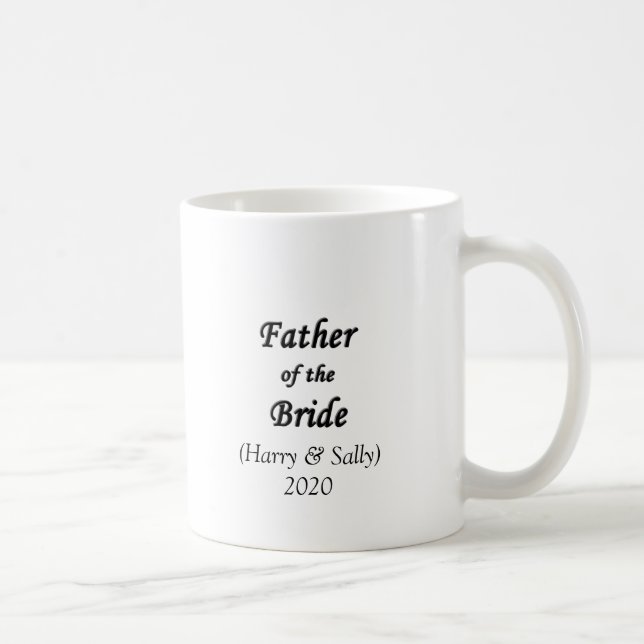 Vater der Braut-Tasse Kaffeetasse (Rechts)