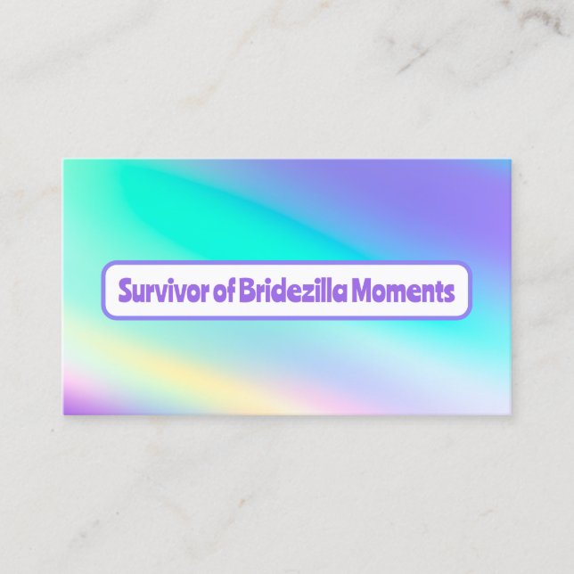 Vater der Braut Telefonnummerkarte (Vorderseite)