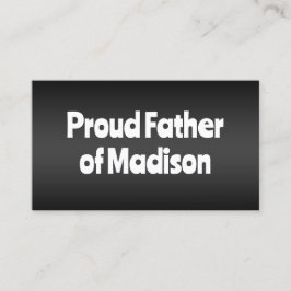 Vater der Braut Telefonnummerkarte