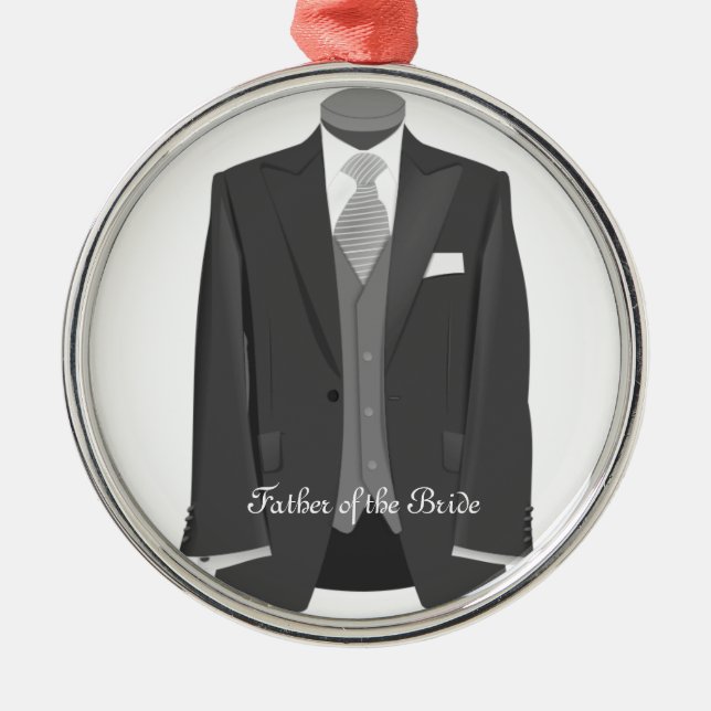 Vater der Braut Tuxedo Weihnachtsgeschenk Ornament (Vorne)