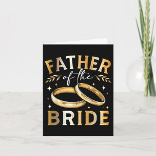 Vater der Braut, Vater, Hochzeit und Eng Karte