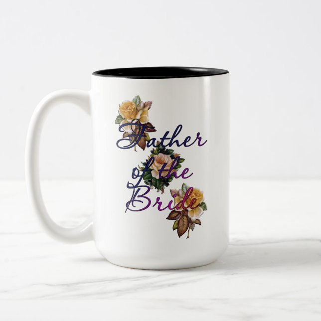 Vater der Braut Zweifarbige Tasse (Links)