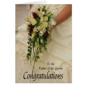 Vater der Bräutigam Hochzeit gratulieren