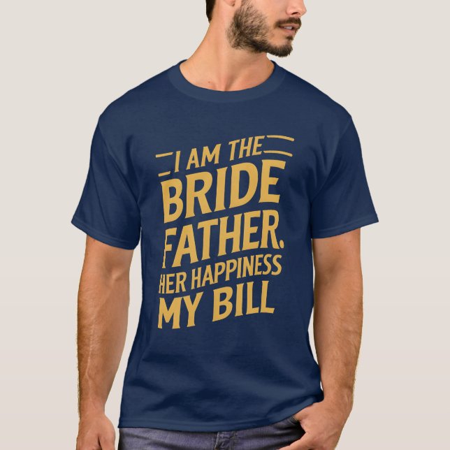 Vater der Bride Bill Retro T-Shirt (Vorderseite)