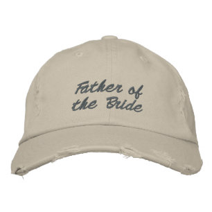 Vater der Bride Cap Bestickte Kappe