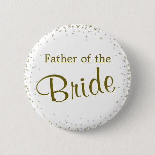 Vater der Bride Confetti Button