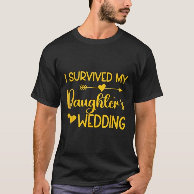 Vater der Bride Funny Bridal Bachelor Party Da T-Shirt (Vorderseite)