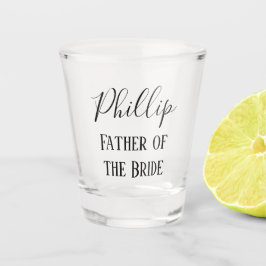 Vater der Bridekalligraphie Schnapsglas