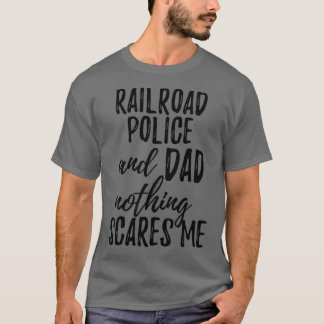 Vater der Eisenbahnpolizei Funny Gift Idee für Pat T-Shirt