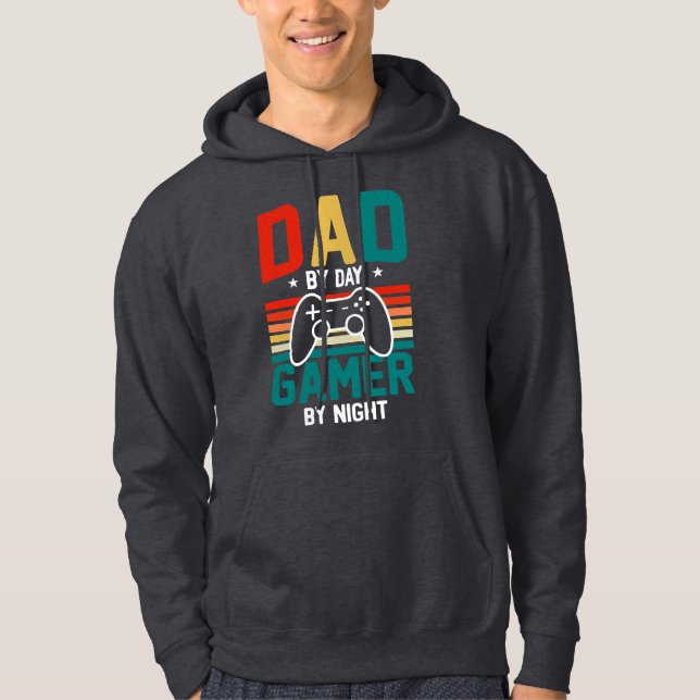 Vater, der Gamer ist; Videospiele; Vater-Geschenk Hoodie (Vorderseite)