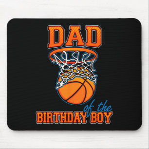 Vater der Geburtstagsbasketballfamilie Mousepad