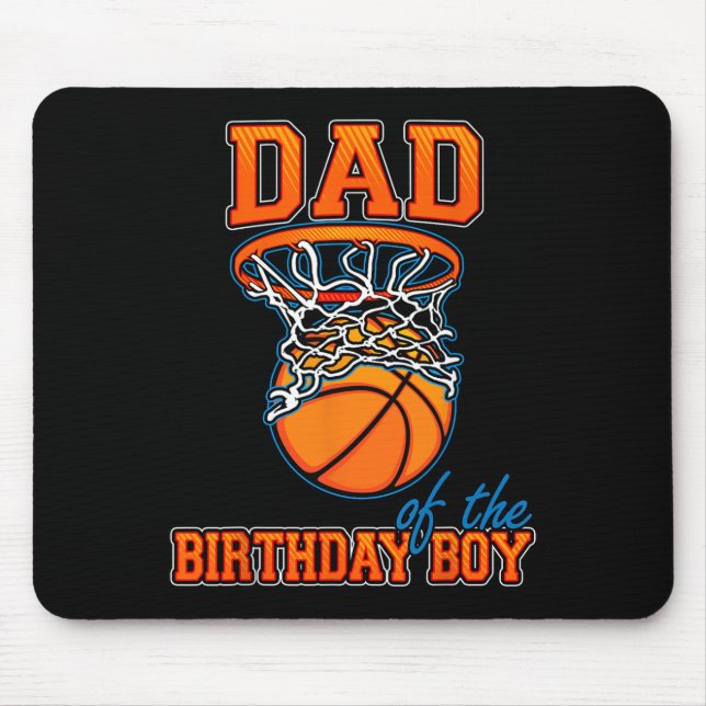 Vater der Geburtstagsbasketballfamilie Mousepad (Vorne)