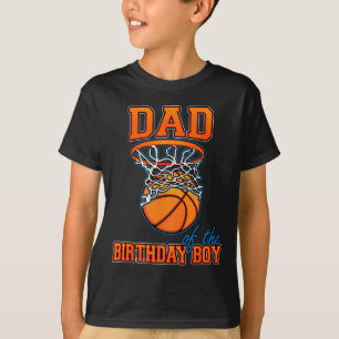 Vater der Geburtstagsbasketballfamilie T-Shirt