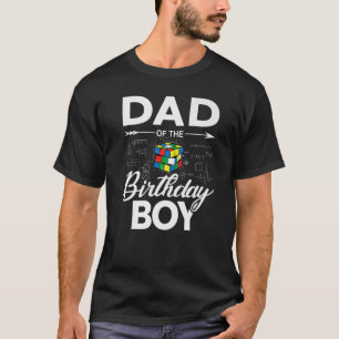 Vater der Geburtstagsgeschwindigkeit kubiert Boy M T-Shirt