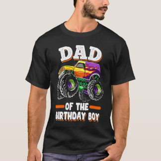 Vater der Geburtstagskameraden Monster Truck Mens T-Shirt