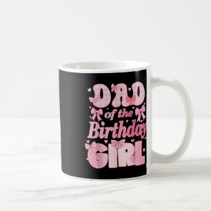 Vater der Geburtstagskameradine Pink Coquette Bow Kaffeetasse