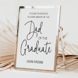 Vater der Gedenkstätte für Graduate Poster