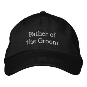 Vater der Groom Cap Bestickte Baseballkappe
