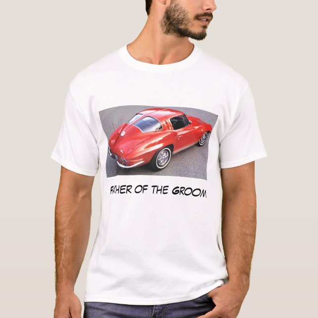 Vater der Groom Corvette T-Shirt (Vorderseite)