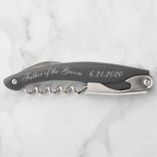 Vater der Groom Elegant Corkschrauben Kellnermesser