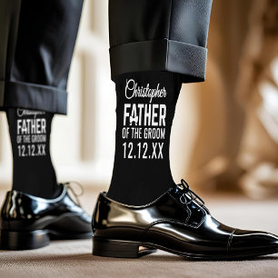 Vater der Groom Hochzeit Eltern schwarze Socken