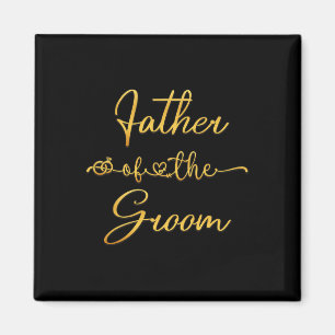 Vater der Groom-Hochzeit-Party-Idee für ihn Magnet