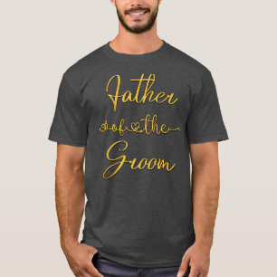 Vater der Groom-Hochzeit-Party-Idee für ihn T-Shirt