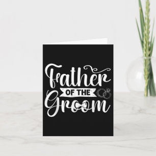 Vater der Groom Hochzeit Trauzeuge Bachelor Par Karte