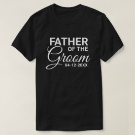Vater der Groom-Hochzeitsparty-Matching-Familie T-Shirt