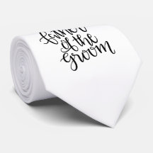 Vater der Groom-Krawatte