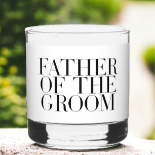 Vater der Groom Moderne Gewohnheit Minimalistisch Whiskyglas