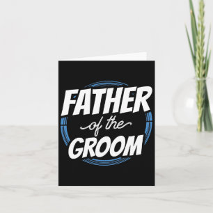 Vater der Groom Redewendungen Bachelor Party Hochz Karte