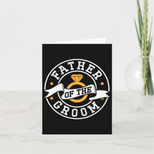 Vater der Groom Redewendungen Bachelor Party Hochz Karte