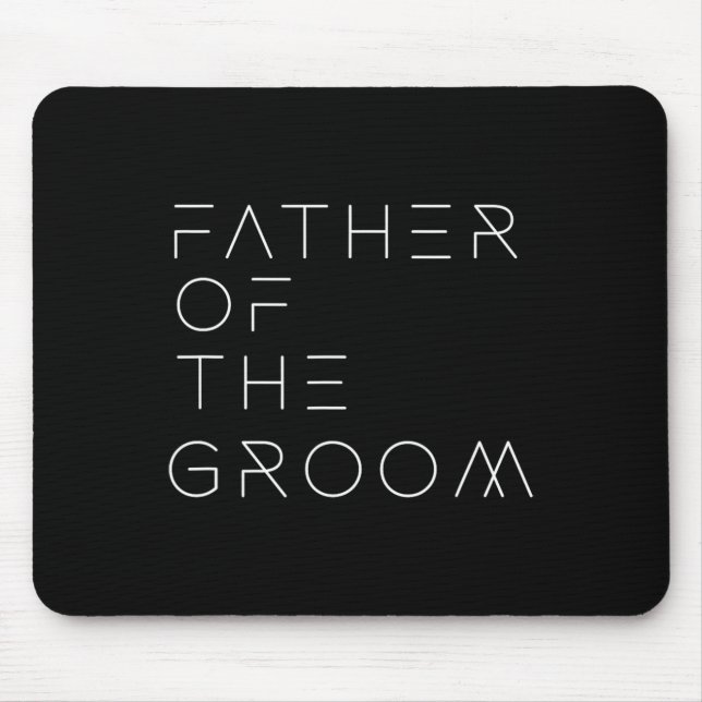 Vater der Groom Vater Bachelor Party für Männer ge Mousepad (Vorne)