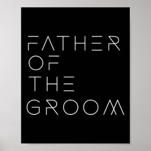 Vater der Groom Vater Bachelor Party für Männer ge Poster
