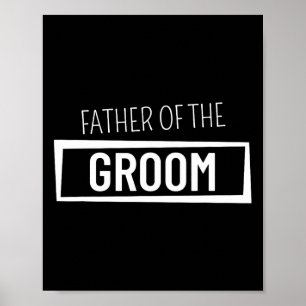 Vater der Groom Wedding Party Bachelor Party G Poster