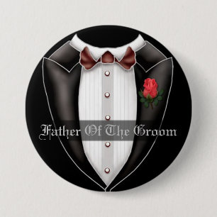 Vater der Groom Wedding Party Button