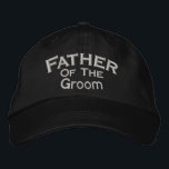 Vater der Groomehe Bestickte Baseballkappe<br><div class="desc">Vater des Groom niedliche Baseballkappe. Ideal für alle Ihre Hochzeitsfeiern und Veranstaltungen. Ich habe Hüte in meinem Geschäft für jedes Mitglied deiner Hochzeitsfeier. Besuchen Sie Smilin' Eyes Schätze für mehr Braut- und Hochzeitseinladungen,  Karten und Geschenke.</div>