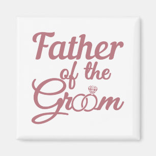Vater der Hochzeitsfamilie der Gärten Magnet