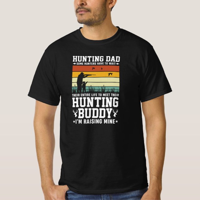 Vater der Jagd - stolzer Jäger Vater T-Shirt (Vorderseite)