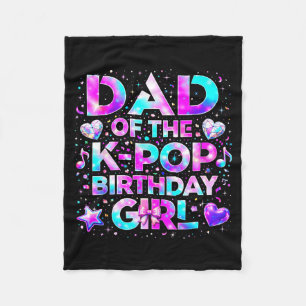 Vater der K-Pop-Birthday-Girls Korean Music Fleecedecke